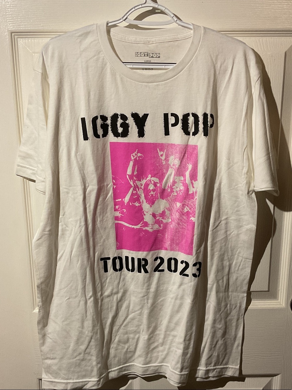 Iggy Pop White Tour 2023 Tee